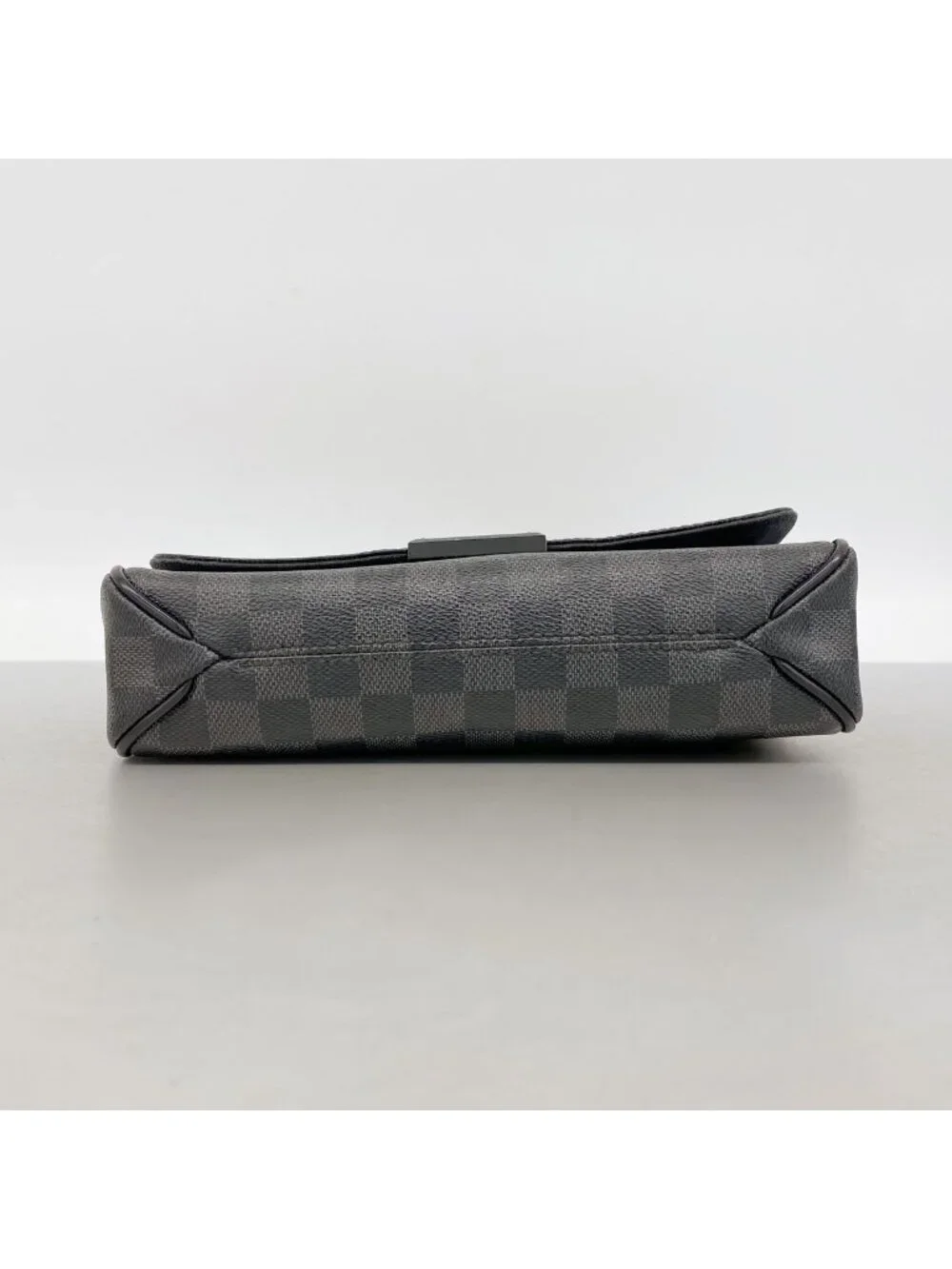 Louis Vuitton Shoulder Bag Damier Graphite District PM Black
